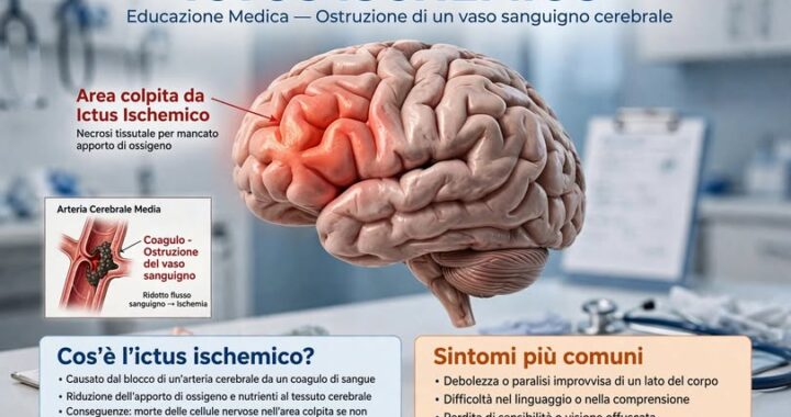 L’ictus cos’è, quali sono i sintomi ed in che modo possiamo riconoscerlo quando arriva