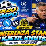 Bodo/Glimt, Knutsen: ”Le cose non sono andate come volevamo e il Napoli ha trovato per la terza volta il vantaggio grazie a giocatori di qualità”